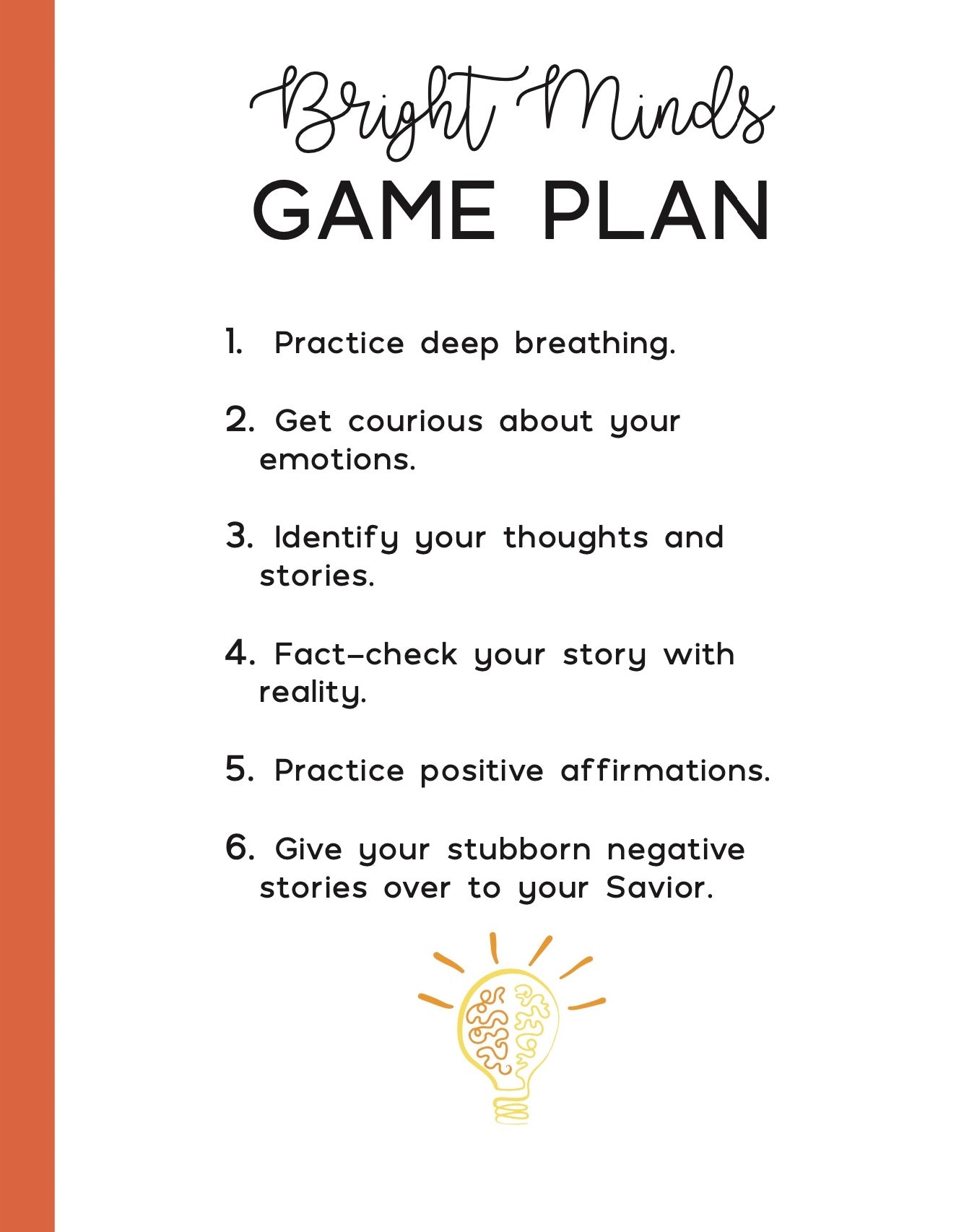 Bright Minds Game Plan